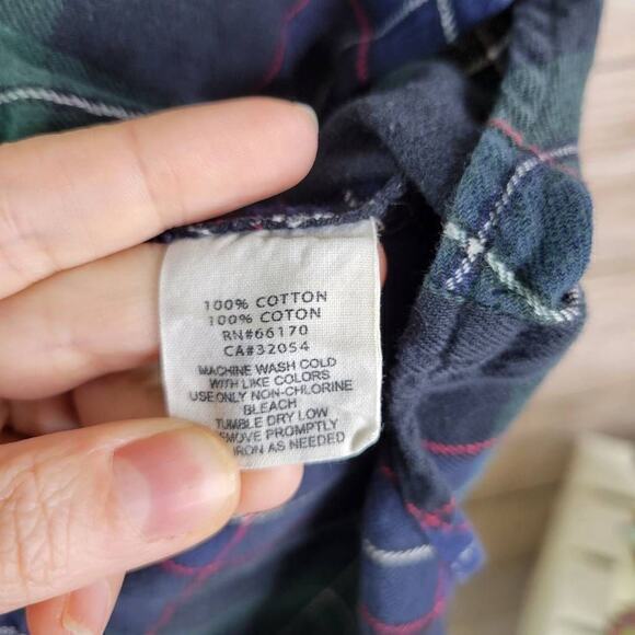 Urban Outfitters BDG Women’s Plaid Western Collared Button-Up Shirt Blue Green S - Picture 6 of 6